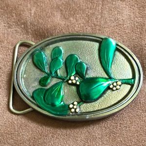 Mistletoe Belt Buckle